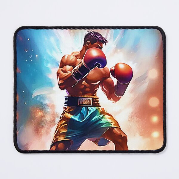 Item preview, Digital AI Painting WallsOfFame Boxer 1 designed and sold by WallsOfFameAust.