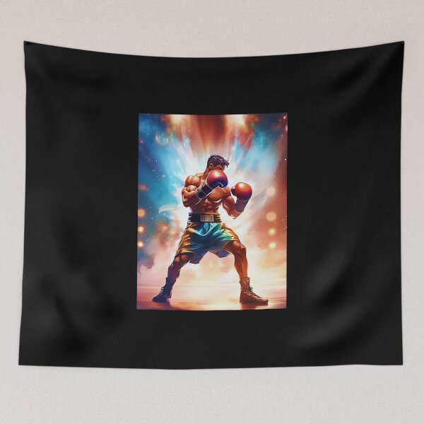 Item preview, Digital AI Painting WallsOfFame Boxer 1 designed and sold by WallsOfFameAust.