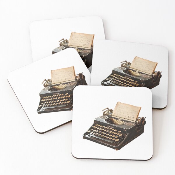 Item preview, Vintage Typewriter Writer Author Literary Nostalgia T-Shirt designed and sold by Flowing Colurs.