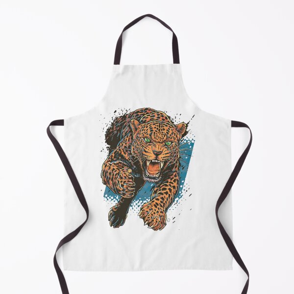 Item preview, Fierce Leopard Pouncing Design designed and sold by Blurbean.