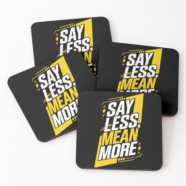 Item preview, Say Less Mean More Classic T-shirt  designed and sold by TtshirtPlanet.