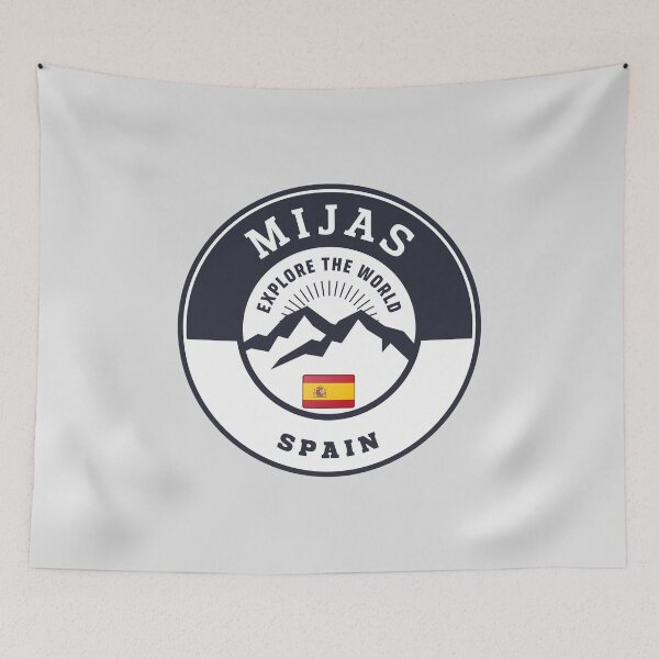 Item preview, Mijas Spain Black and White Crest designed and sold by World Designs.