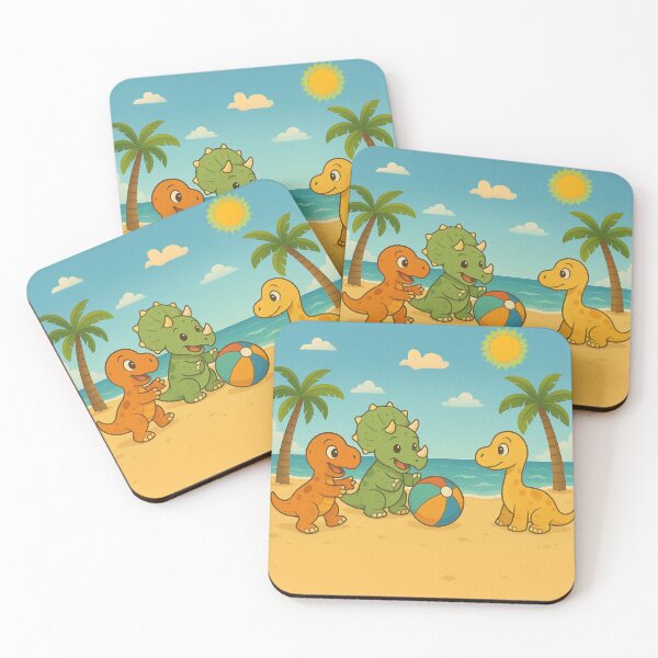 Item preview, Dino Beach Bash designed and sold by InkandAccents.