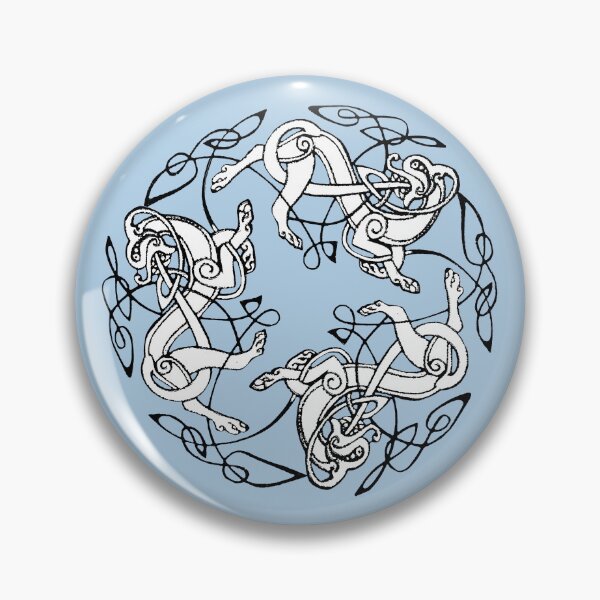 Item preview, Dogs of Dál Riata (white/pale blue) designed and sold by Murph's Images.