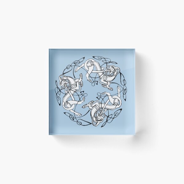 Item preview, Dogs of Dál Riata (white/pale blue) designed and sold by Murph's Images.