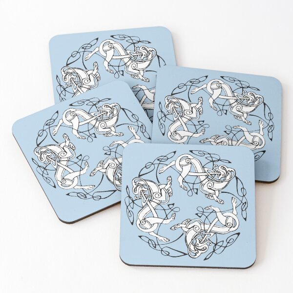 Item preview, Dogs of Dál Riata (white/pale blue) designed and sold by Murph's Images.