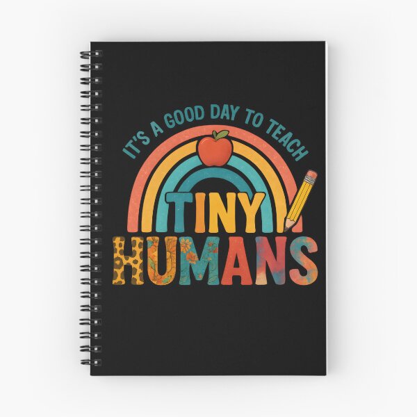 Item preview, It's a Good Day to Teach Tiny Humans - Retro Teacher Rainbow Design designed and sold by fawzimorsy.