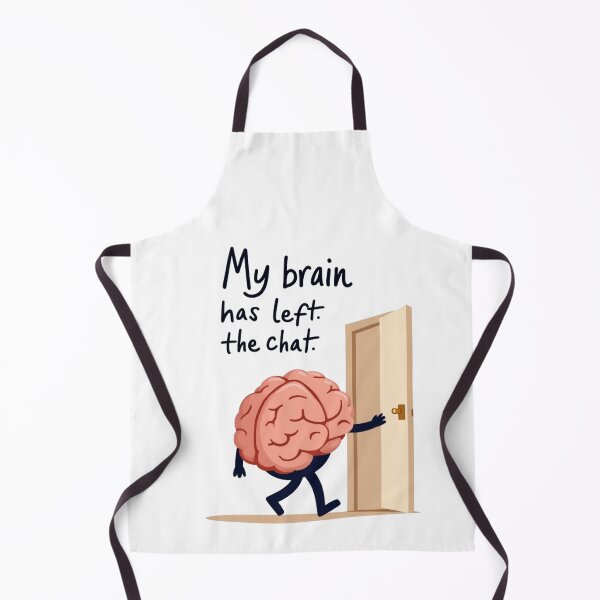 Item preview, My Brain Has Left the Chat – Funny Minimalist Design designed and sold by QSHOOLKA.
