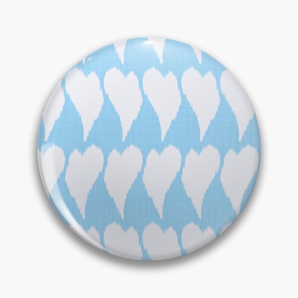 Item preview, Modern Abstract Heart Shape Ikat Pattern designed and sold by BWDecorPattern.