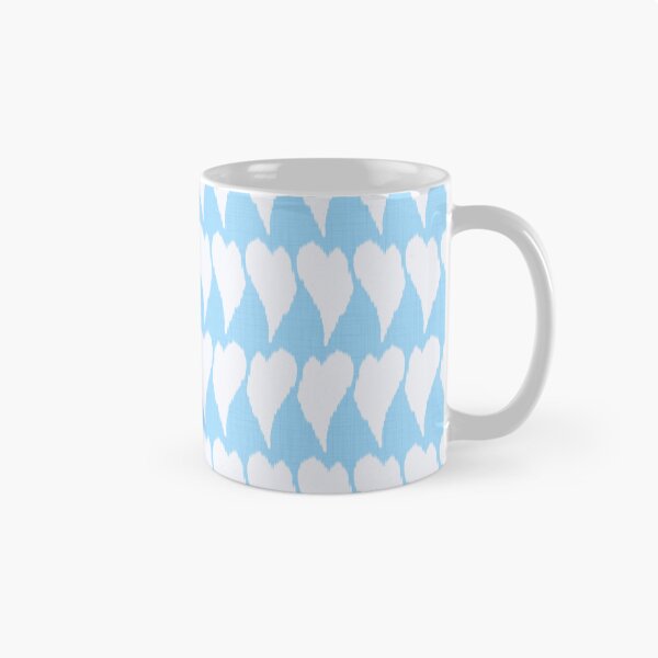 Item preview, Modern Abstract Heart Shape Ikat Pattern designed and sold by BWDecorPattern.