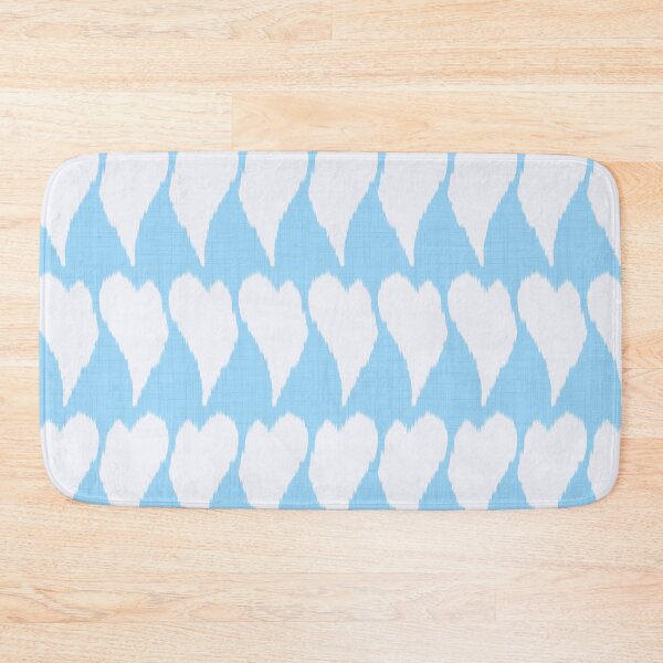 Item preview, Modern Abstract Heart Shape Ikat Pattern designed and sold by BWDecorPattern.