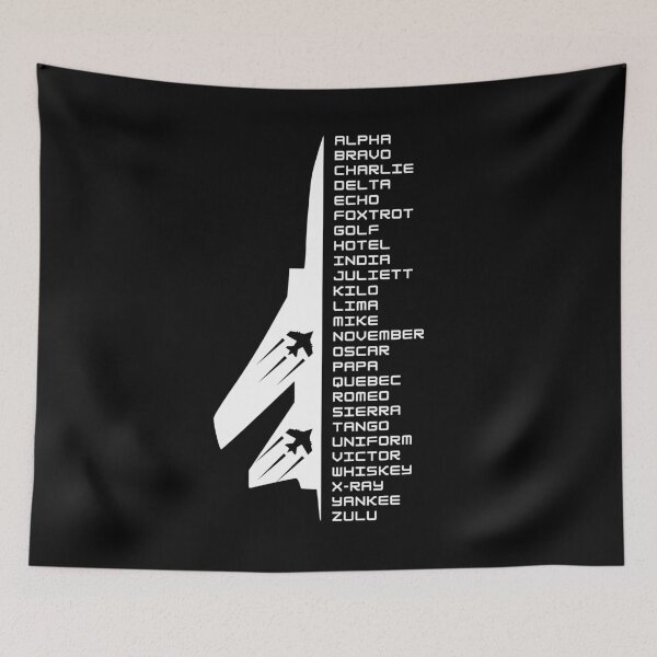 Item preview, Phonetic Alphabet, White Fighter designed and sold by Urbanksy.