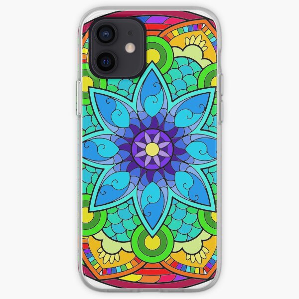 Rainbow Mandala iPhone Soft Case