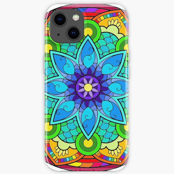 Rainbow Mandala iPhone Soft Case