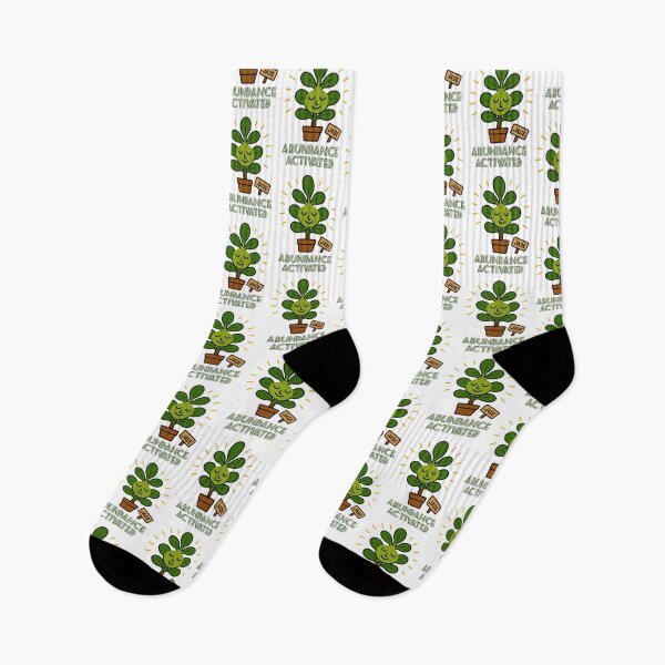 Item preview, Jade Plant – Abundance Activated - Funny Houseplant Characters designed and sold by EdgyEdgeArt.