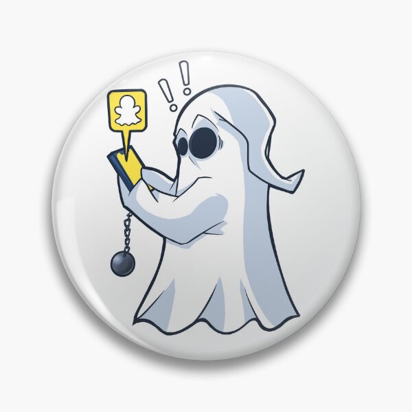 Item preview, A little ghost on his smartphone addicted to social networks designed and sold by fifou96.