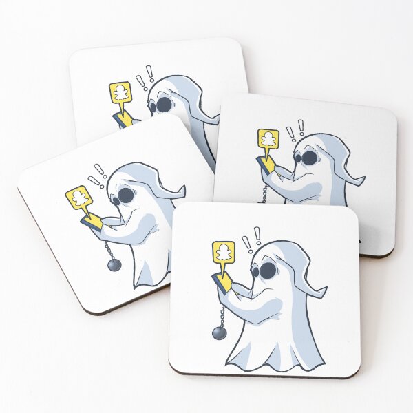 Item preview, A little ghost on his smartphone addicted to social networks designed and sold by fifou96.