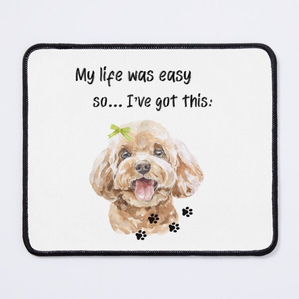 Item preview, Life Was Easy, Then Cockapoo Happened designed and sold by Ava-Lucarine.