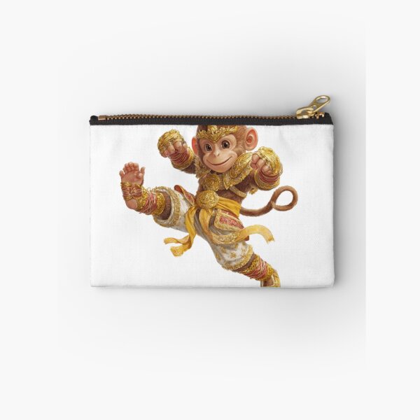 Item preview, Martial Monkey Warrior – Cute Thai Zodiac Fighter in Golden Armor designed and sold by WilaStyle.