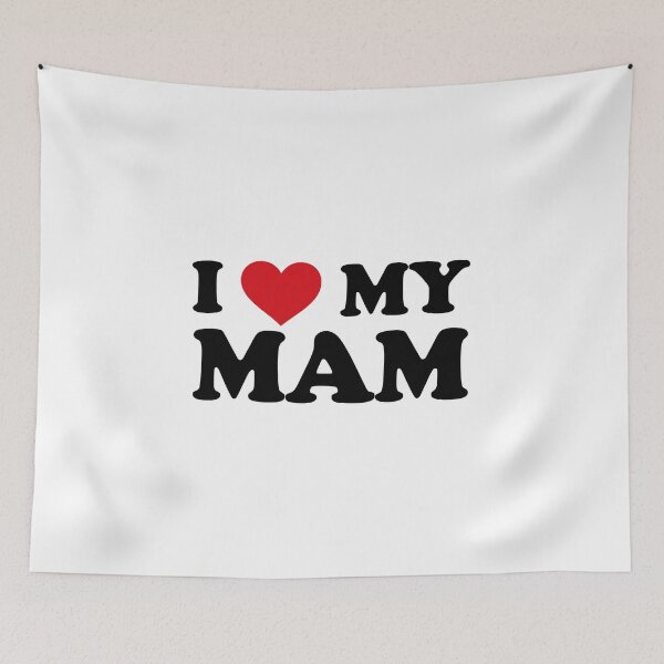 Item preview, I love my Mam - mother love designed and sold by EmeraldeaArt.
