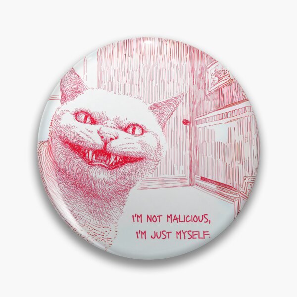Item preview, I'm not malicious, I'm just myself, a funny cat, a malicious cat designed and sold by silent-violin.