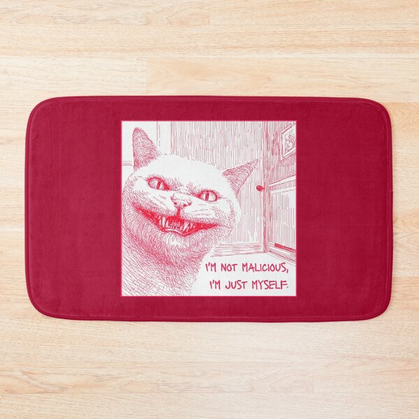 Item preview, I'm not malicious, I'm just myself, a funny cat, a malicious cat designed and sold by silent-violin.
