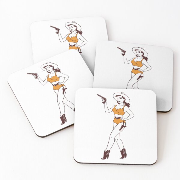 Item preview, Cowgirl Pinup Retro Western designed and sold by Jcat7.