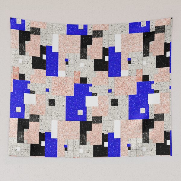 Item preview, Nordic Geometry with Soft Blue Wooden Elements designed and sold by Piotrek0001.