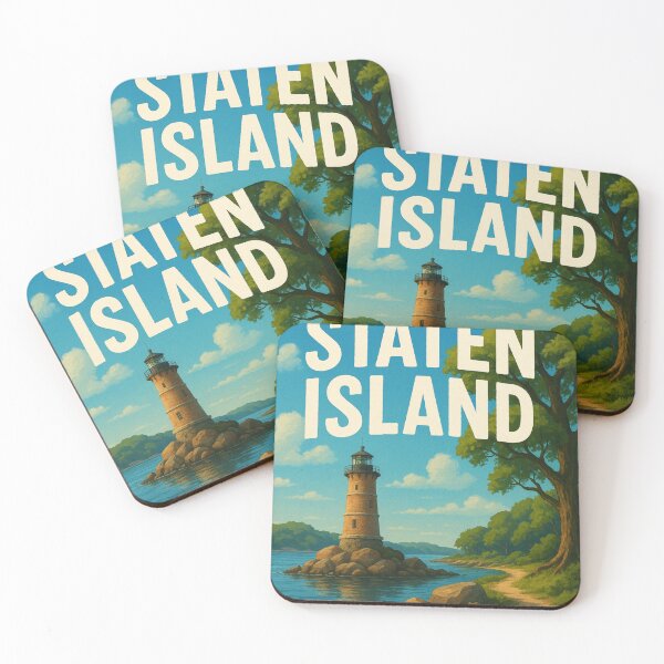 Item preview, Staten Island Lighthouse and Forest Path designed and sold by Aryabek.
