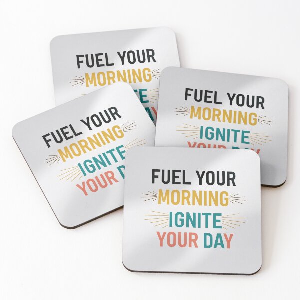 Item preview, Fuel Your Morning, Ignite Your Day – Morning Motivation Quote designed and sold by FindYouByZ.