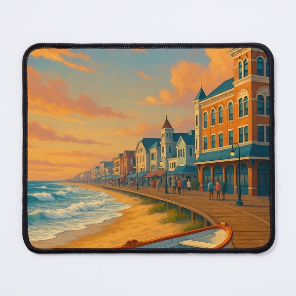 Item preview, Ocean City New Jersey Boardwalk Sunset designed and sold by Aryabek.