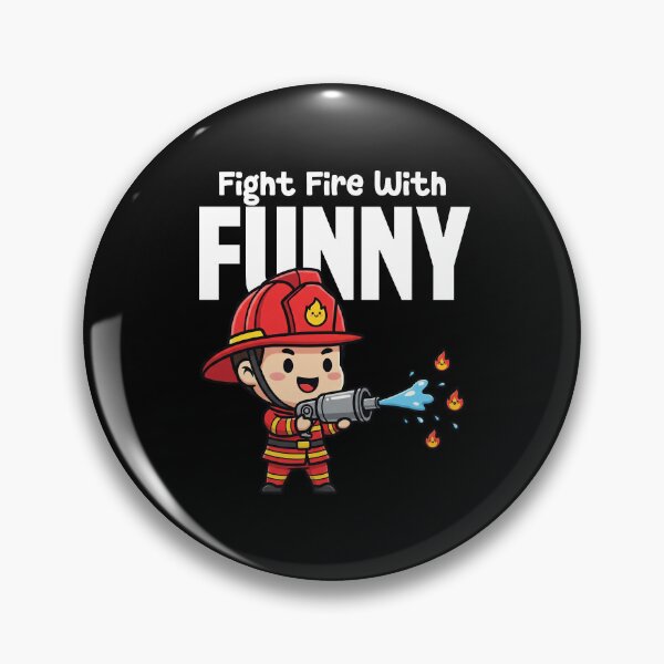 Item preview, FIGHT FIRE WITH FUNNY - FIREFIGHTER GIFT designed and sold by KEF Custom.