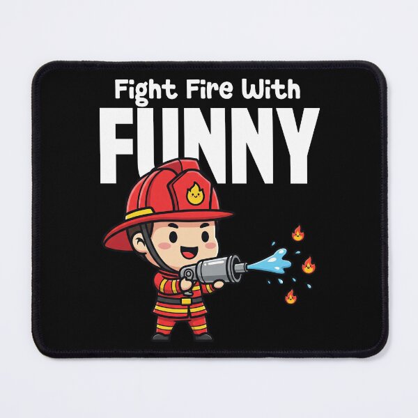 Item preview, FIGHT FIRE WITH FUNNY - FIREFIGHTER GIFT designed and sold by KEF Custom.