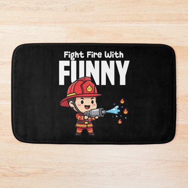 Item preview, FIGHT FIRE WITH FUNNY - FIREFIGHTER GIFT designed and sold by KEF Custom.