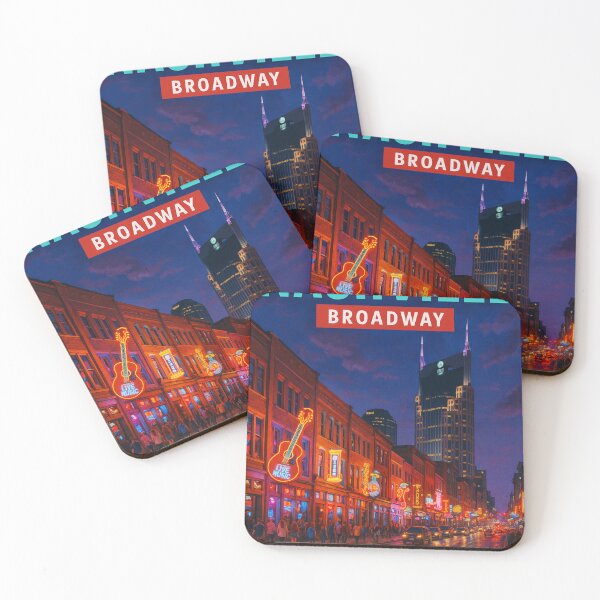 Item preview, Nashville Broadway at Night with Music Row designed and sold by Aryabek.