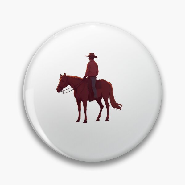 Item preview, A majestic brown horse wearing a classic cowboy hat, standing in a sunset-lit desert landscape, realistic style, high detail, dramatic lighting, cinematic look designed and sold by Palmate-m.