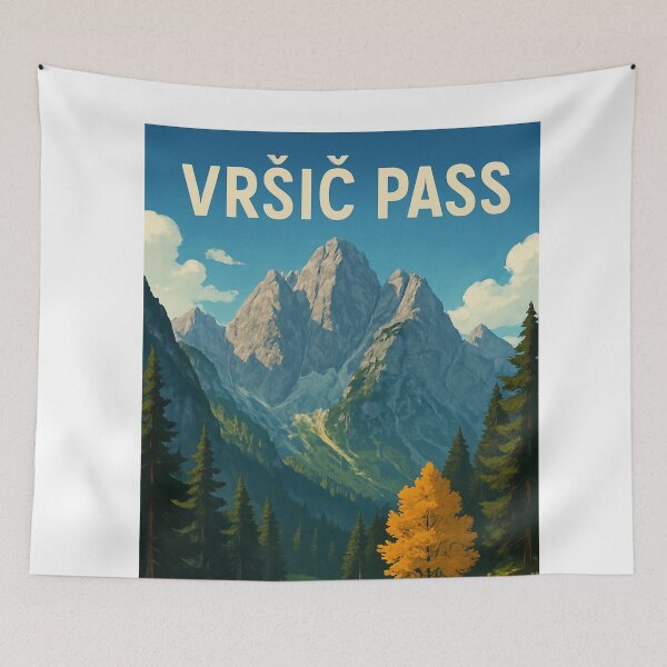 Item preview, Winding Road through Vršič Pass designed and sold by Aryabek.