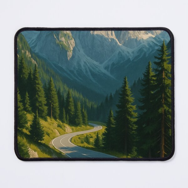 Item preview, Vršič Pass Road and Julian Alps Peaks designed and sold by Aryabek.