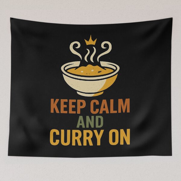 Item preview, Humorous Curry-Themed Print Unisex Apparel for Food Lovers designed and sold by ThreadQuirk.