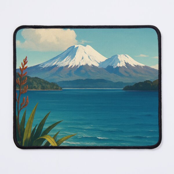 Item preview, Lake Taupō and Twin Volcanoes designed and sold by Aryabek.