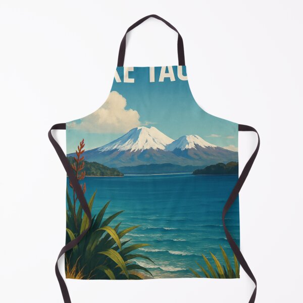 Item preview, Lake Taupō and Twin Volcanoes designed and sold by Aryabek.