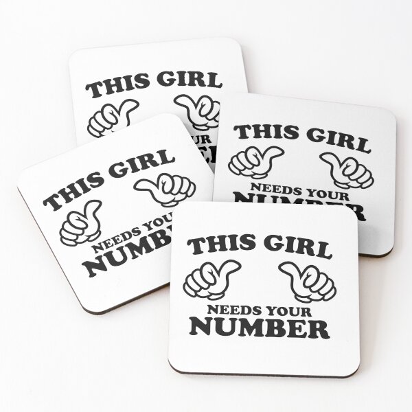 Item preview, This Girl Needs Your Number designed and sold by shitpostee.