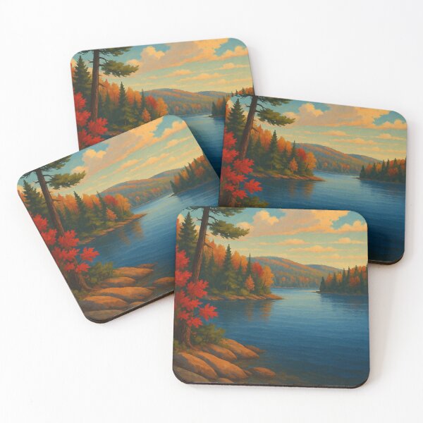 Item preview, Autumn Shoreline in Algonquin Park designed and sold by Aryabek.