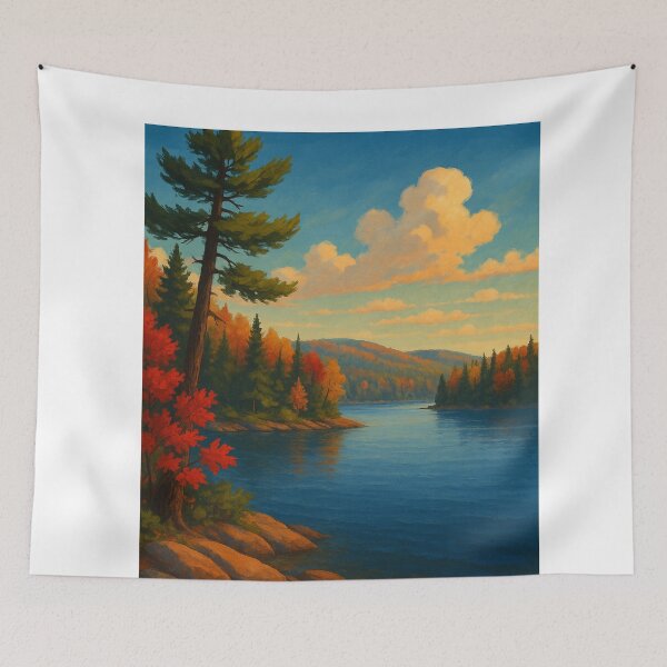 Item preview, Autumn Shoreline in Algonquin Park designed and sold by Aryabek.
