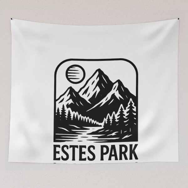 Item preview, Estes Park Colorado Mountain Emblem designed and sold by Aryabek.