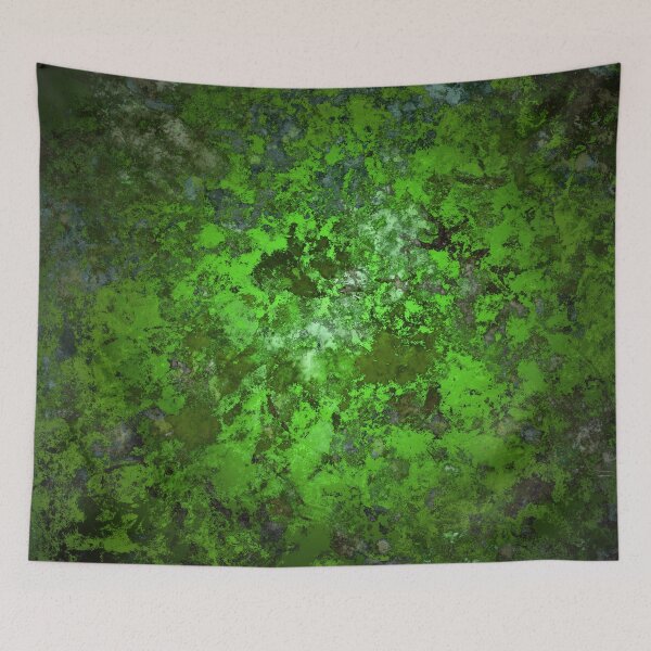 Item preview, Spooky green leaves designed and sold by Keith Mills.