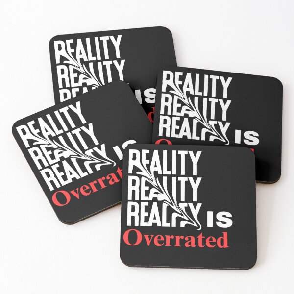 Item preview, Reality is Overrated | Deep Thoughts Statement Tee designed and sold by PerfeqtCanvas.
