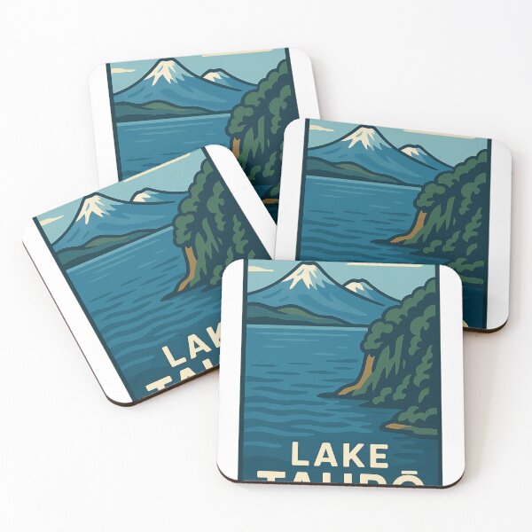 Item preview, Lake Taupō and Mount Ruapehu designed and sold by Aryabek.