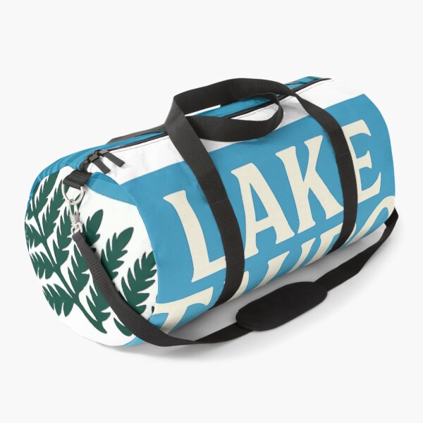 Item preview, Lake Taupō with Native Flora and Volcanoes designed and sold by Aryabek.