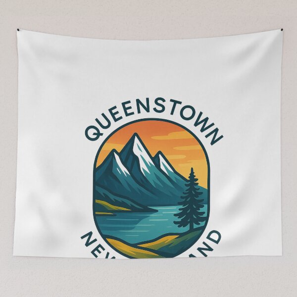 Item preview, Queenstown and Lake Wakatipu Sunset designed and sold by Aryabek.